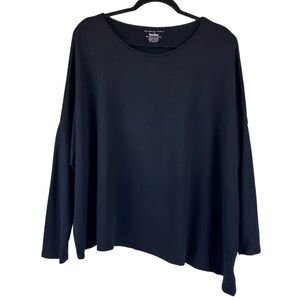 Majestic Paris Neiman Marcus Top French Touch Soft Touch Asymmetric Hem Sz XL